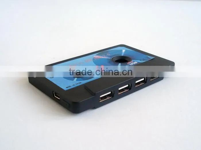 computer 2.0 High Speed cassette shape 4 Port USB HUB