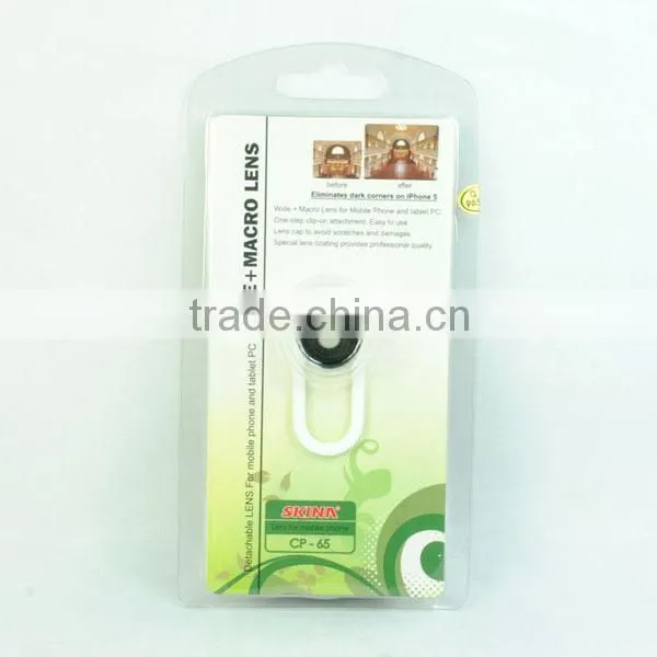 0.65 Wide + Macro Lens With Clip Clamp For iPhone Samsung Cell Phone Camera Lens
