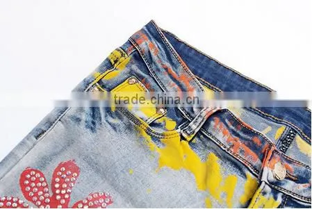 Fashion Denim Skinny Jeans Woman Plus Size Pencil Pants For Women