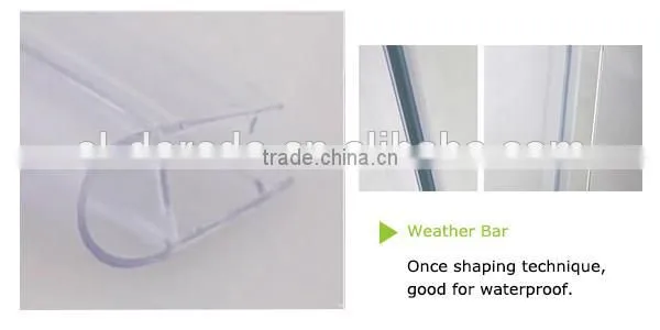 Straight Open Style with Frame tempered glass enclosure shower Screen with CCC