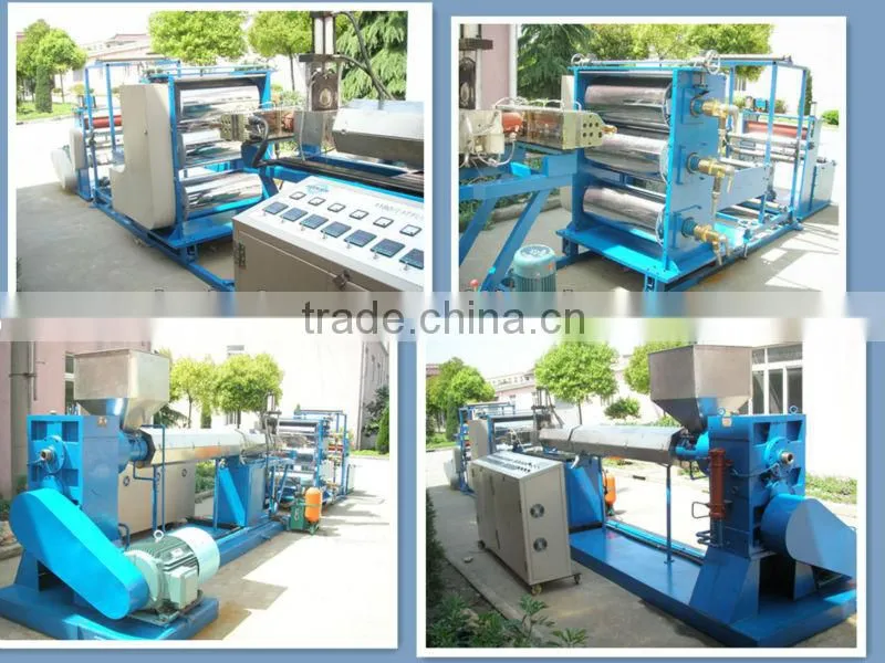 Plastic sheet extruder machine