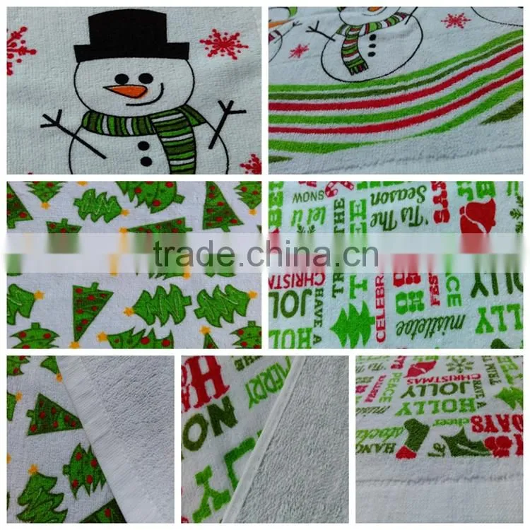 plain white cotton christmas kitchen towels bulk