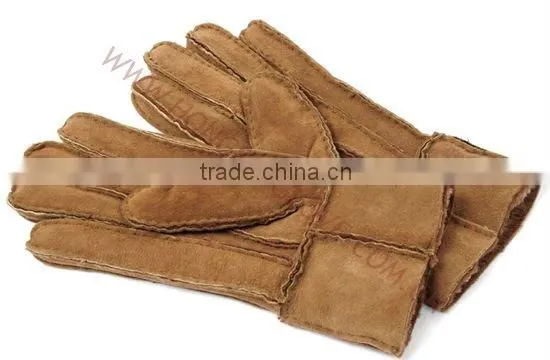 HS1319 double face leather gloves