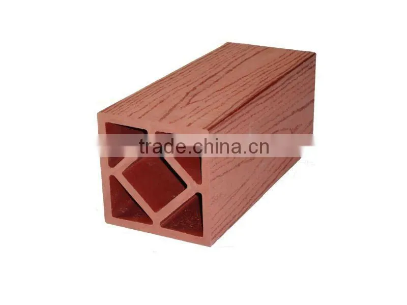 High quality wpc railing bar 80x40mm