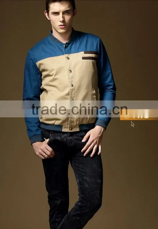 Spring and Autumn new men's casual cotton collar Korean wave of men thin coat jacket cotton jacket