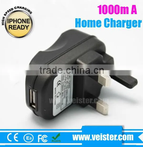 single port USB 5v2.1A Travel charger Wholesale Customized