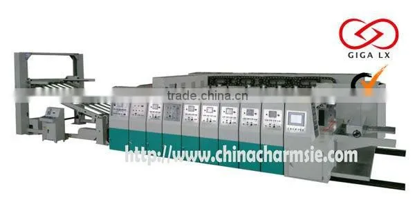 GIGA LX Full Servo Control Vacuum Suction Automatic Flexo Carton Box Printing Machine Prices