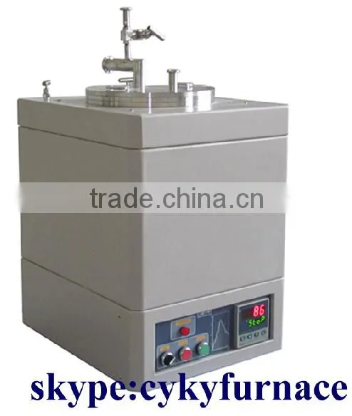 1200C laboratory crucible muffle furnace / vacuum crucible furnace for melting