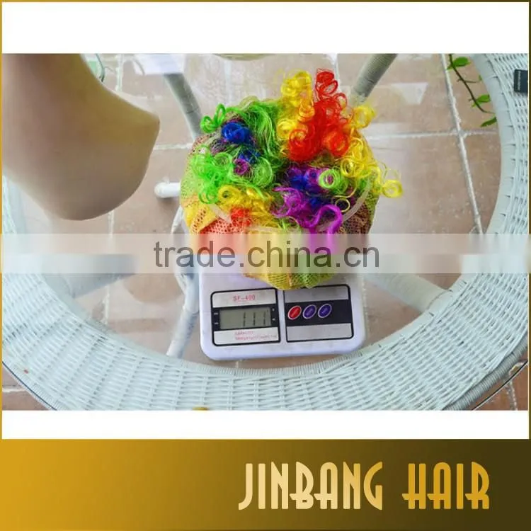 New Premium 2016 Wholesale Products Cosplay Wig Costume Ball Colorful Wig the World Cup Fans Wig
