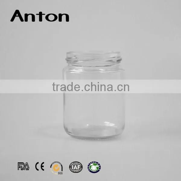 600ml glass clear jar locking lid