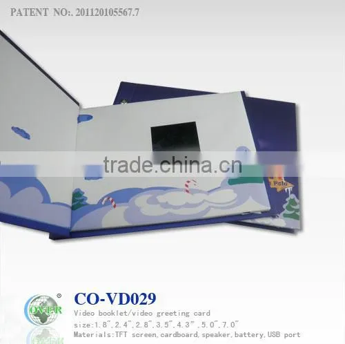 Kindly customer USB video booklet for advertising /promotion