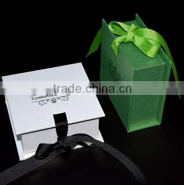 Packaging factory customize prinetd mug box with ribbon