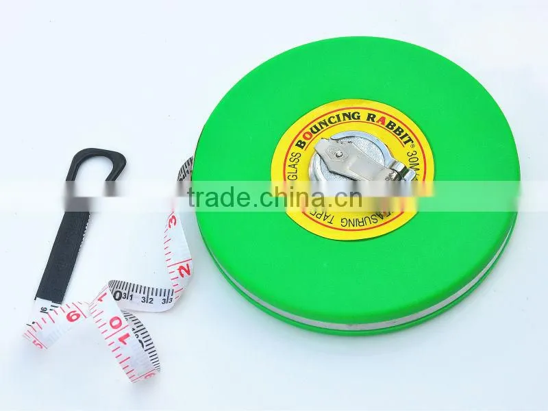 50m long distance reel measuring tape high precision bulk wholesales pvc fiberglass measurement tools