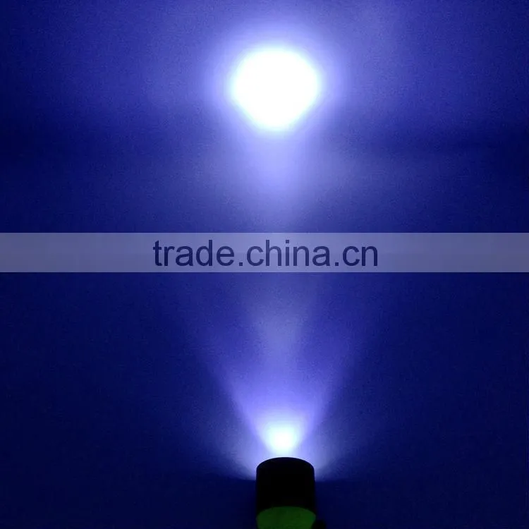 3w waterproof IPX8 diving led flashlight