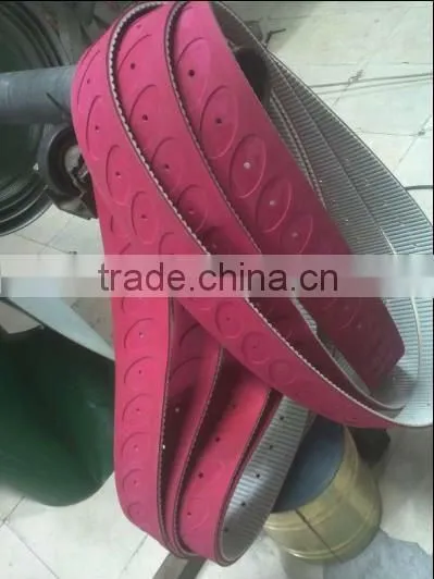 Special belt for glass - Timing Belt Punching Elliptic Hole