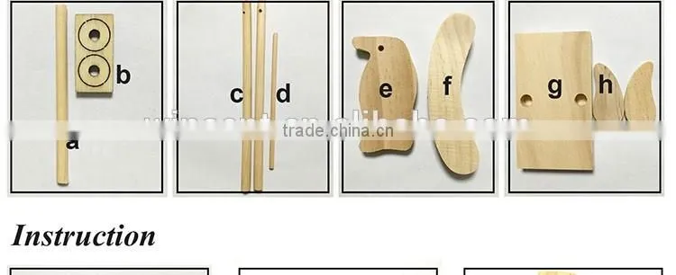 DIY Penguin Pendulum Educational Wooden Toy