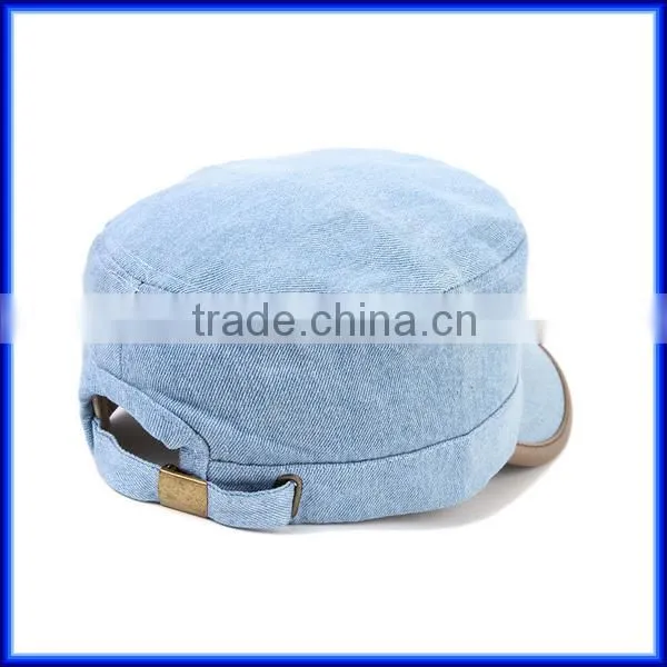 Hot custom jean cotton military cap wholesale for men