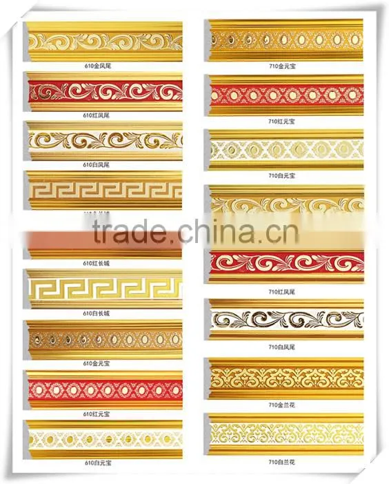 Polystyrene ceiling moulding decorative cornice/polystyrene foam molding