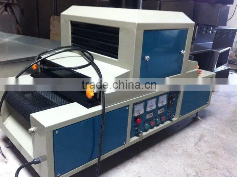 Desktop mini UV curing machine with conveyor for drying width 200mm TM-200UVF