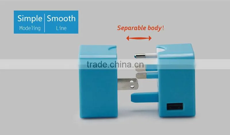 Universal Travel Adapter with USB Port Charger