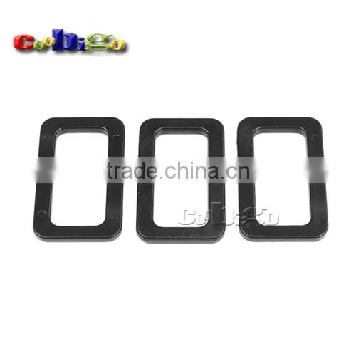 Looploc Plastic Rectangular Ring Buckle for Webbing Straps Backpack #FLC440-25B/32B/38B/50B