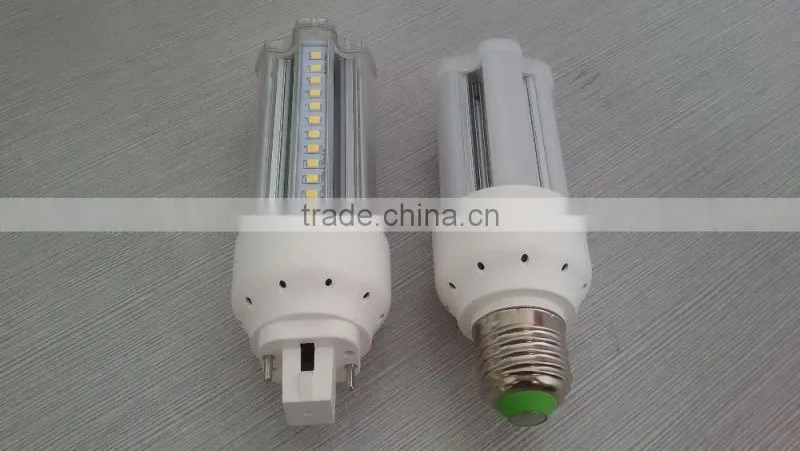 Dia-casting AL+PC 360 degree E26/E27/GX24Q3 12-24W led corn lamp light