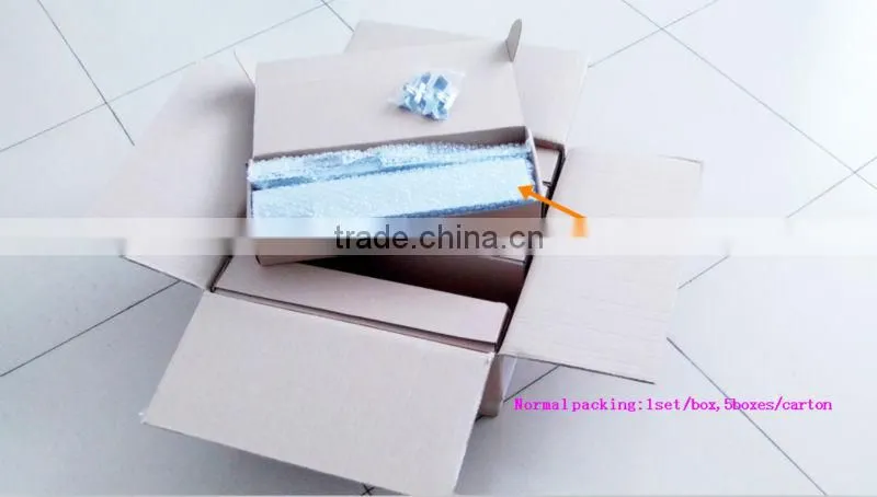 Soft closing galvanized steel telescopic furniture drawer rails