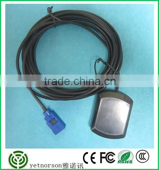 factory gps antenna with fakra connector 3m cable in china
