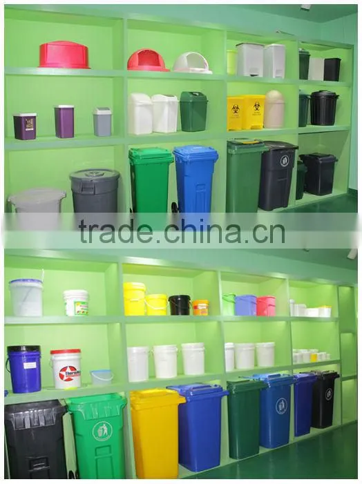 240l plastic garbage bin with wheels