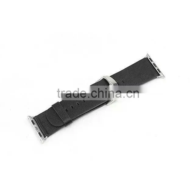Real leather watch band for iphone watch