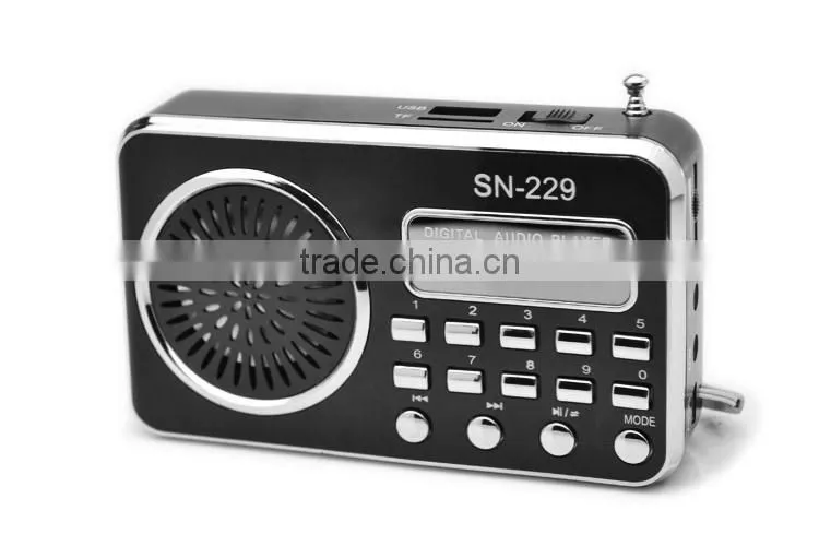 Hi-FI ultra-thin portable card speaker,repeat play,Digital audio player Robot-229