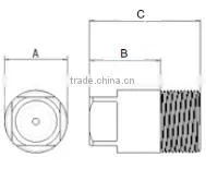 Taiwan nozzle manufacturer - KH series plastic full cone spray nozzle for cleaning