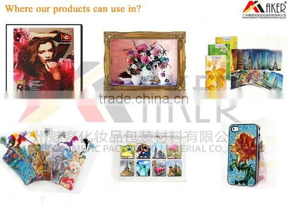 2016 wholesale hot sale Rectangle 3d Printing, custom print
