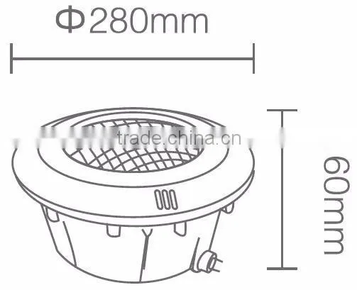 White Embedded Underwater LED Pool Light For Ponds