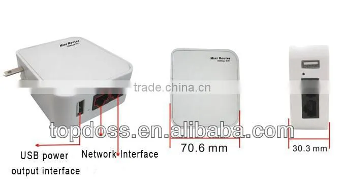 150Mbps Wireless-N Portable Router,Repeater