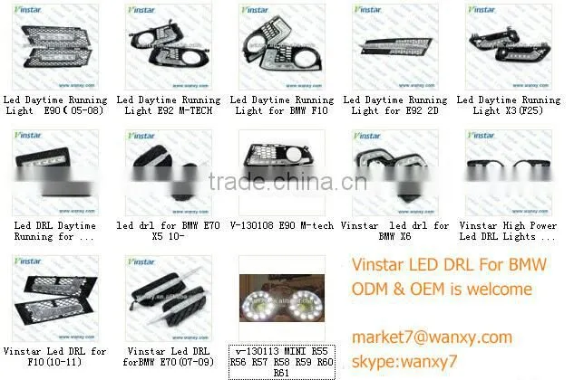 E-mark led drl Fit for led BMW E90 LCI drl daytime running light led drl