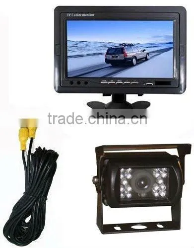 Car rearview system for heavy vehicle
