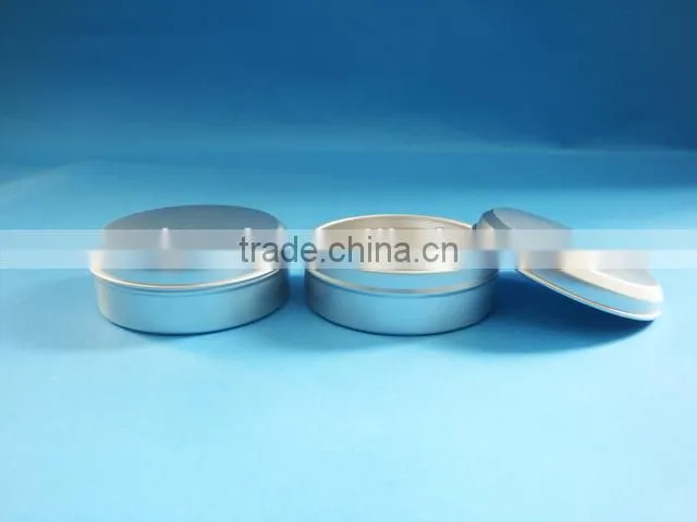aluminum cream jar, colorful aluminum cosmetic jar
