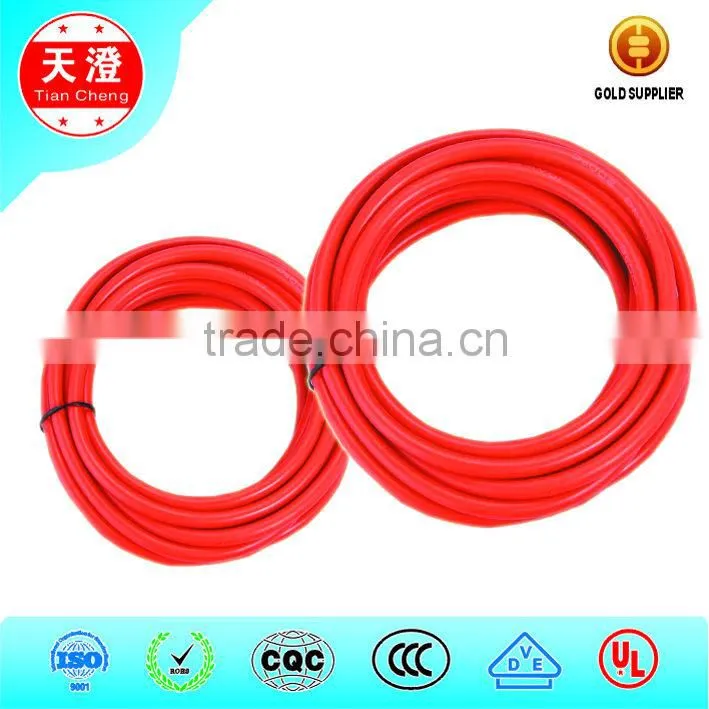 White color non-braided silicone coated electrical cable