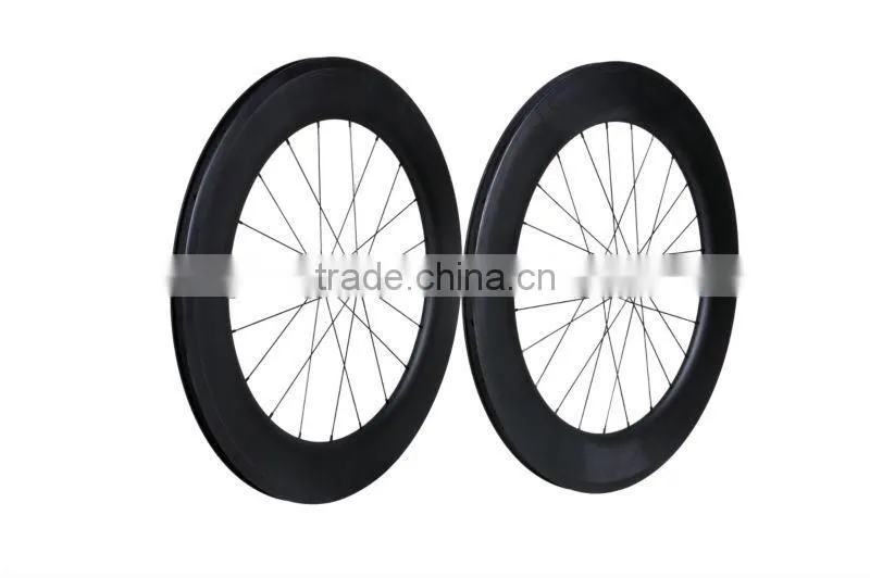 700C carbon 88mm wheels rim, Chinese high performance carbon wheel 88mm clincher, 88mm carbon road bike wheels clincher