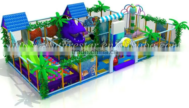 Free design CE & GS standard eco-friendly LLDPE kids indoor play ground equipment