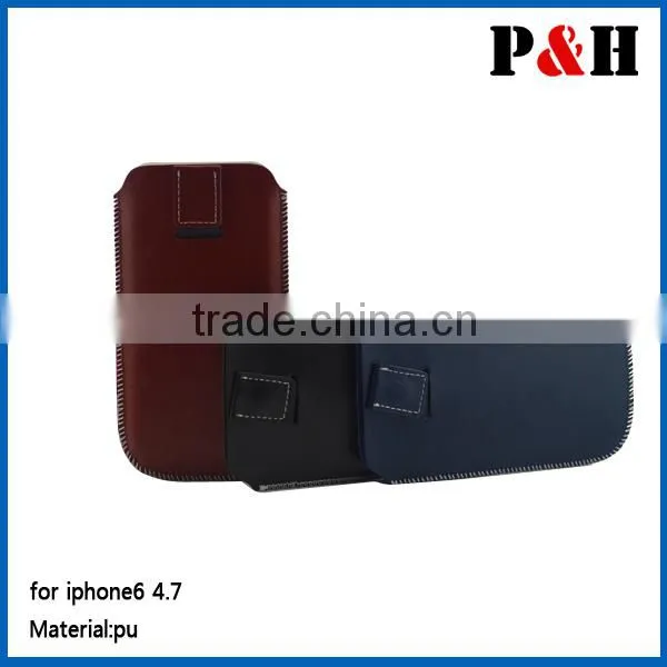 2015 High Quality Leather Case for iPhone 6
