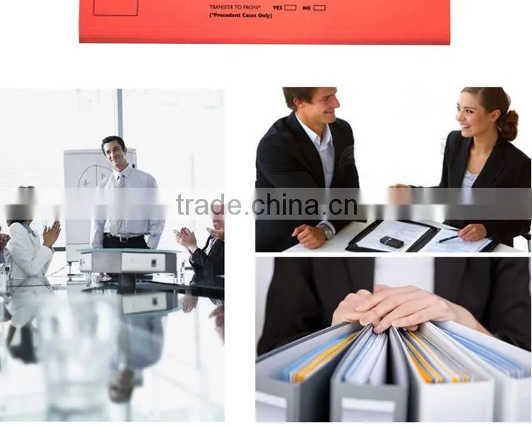 Custom design paper file folder with logo printing