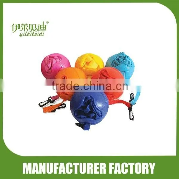 Ball-shaped foldable shopping bag