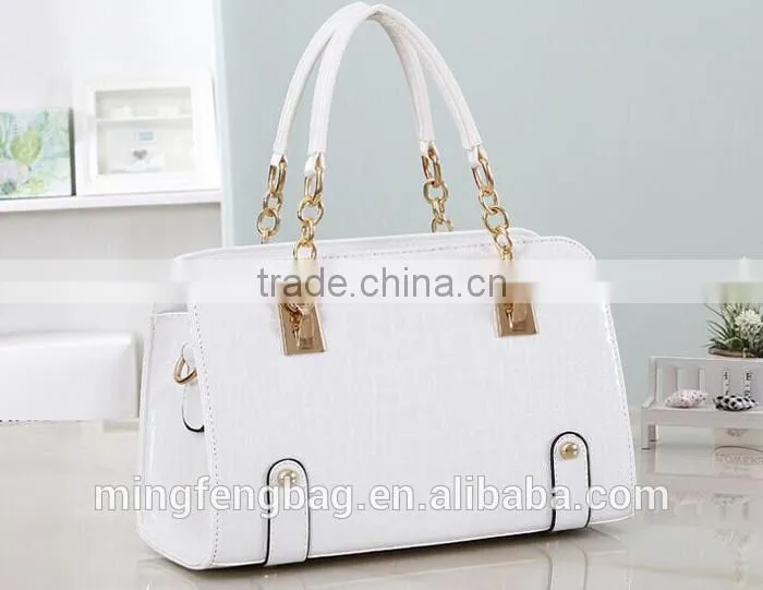 2015 New Fashionable Single Shoulder Cross Strap and Tote PU Woman Bag