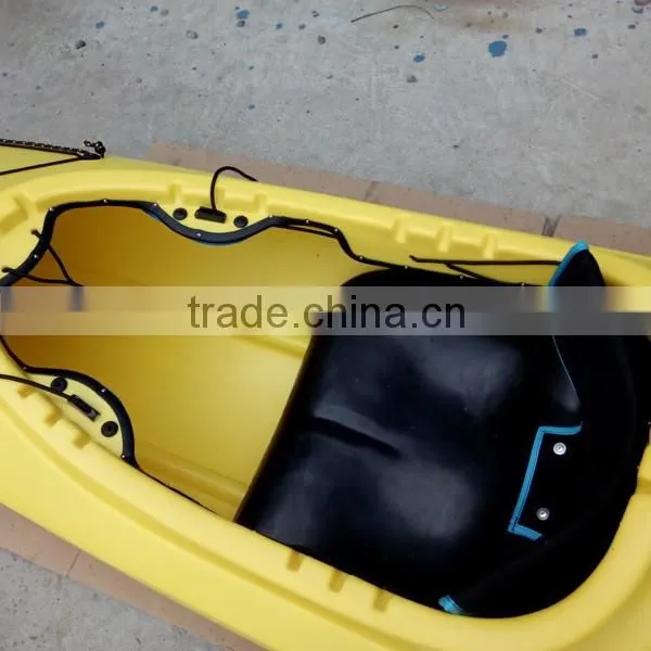 2015 Popular New Multicolour Double Plastic Sea Kayak with paddles