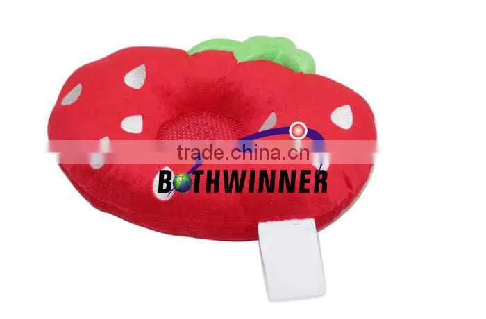 Strawberry shape pillow speaker/Fruit pillow speaker
