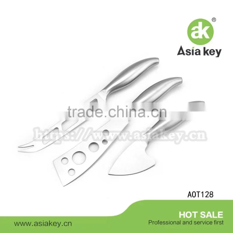 Hollow Handle 3 PCS Stainless Steel Cheese Knife For Slicer/Knife/Cutter