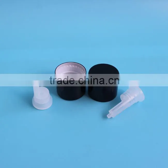 18mm neck black Essential Oil Bottle Cap, Plastic Bottle Cap ,Plastic Safely Cap