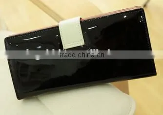 2014 sweet pu wallets with white color wholesale